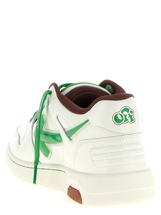 Zapatillas deportivas bicolor de cuero  