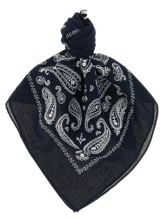 Blue Cotton Foulard