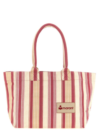 Bolsa tote multicolor de algodón