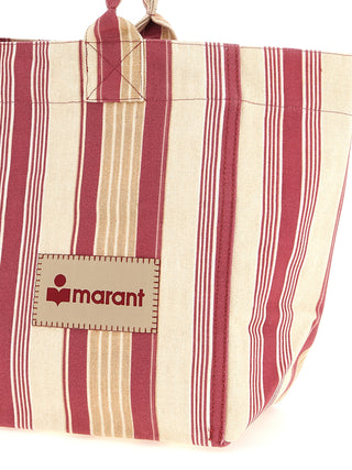 Bolsa tote multicolor de algodón