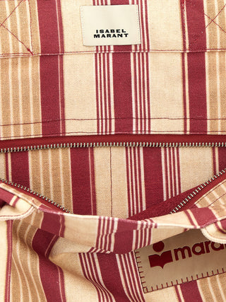 Bolsa tote multicolor de algodón