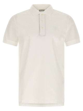 White Cotton Polo Shirt