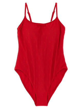 Multicolor Recycled Polyester One-Piece Swimsuit