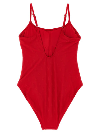 Multicolor Recycled Polyester One-Piece Swimsuit