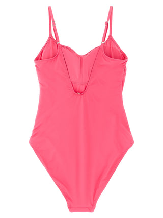 Multicolor Nylon One-Piece Swimsuit