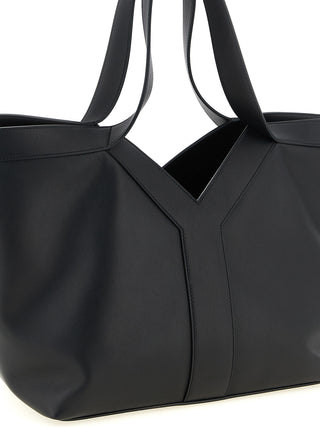 Black Calfskin Tote Bag