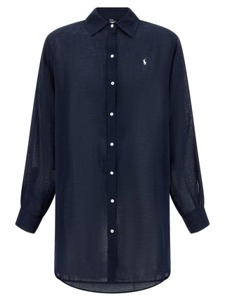 Blue Organic Cotton Blouse