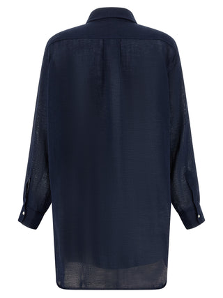Blue Organic Cotton Blouse