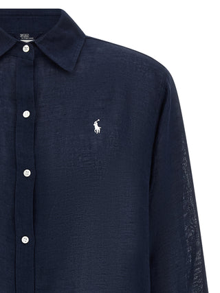 Blue Organic Cotton Blouse