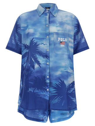 Blue Cotton Shirt