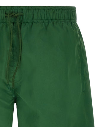 Bicolor Polyester Swim Shorts