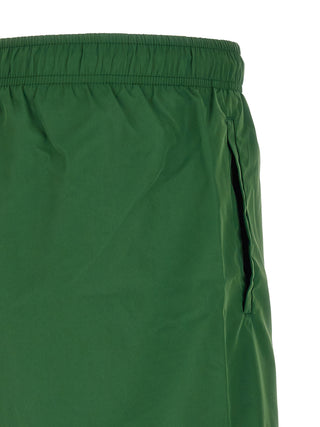 Bicolor Polyester Swim Shorts