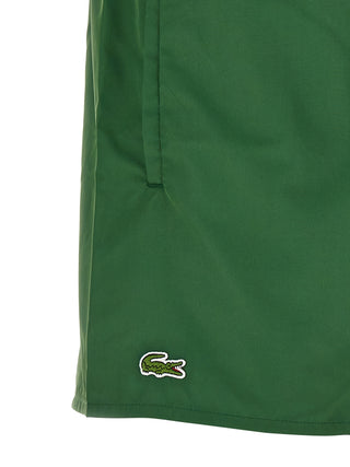 Bicolor Polyester Swim Shorts