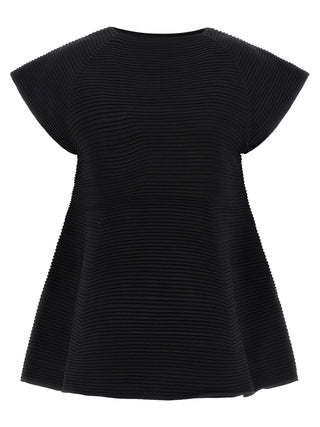 Black Polyester Short Dress