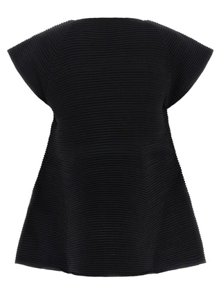 Black Polyester Short Dress