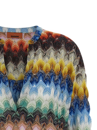 Blusa multicolor de viscosa
