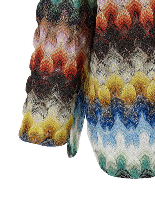 Blusa multicolor de viscosa