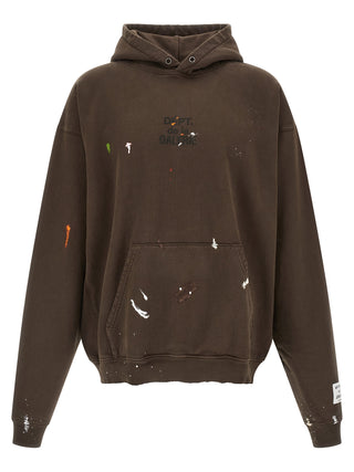 Sudadera marrón de algodón
