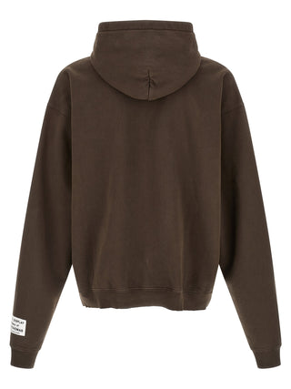 Sudadera marrón de algodón