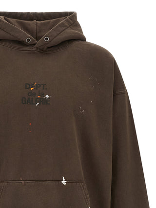 Sudadera marrón de algodón