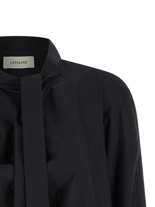 Blusa negra de algodón