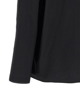 Blusa negra de algodón