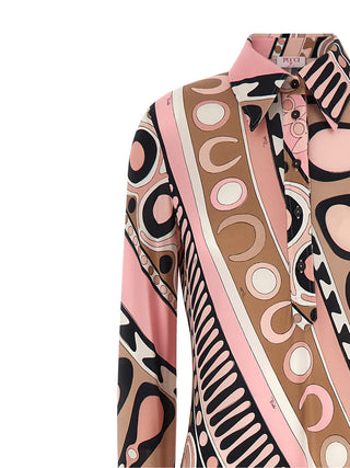 Multicolor Viscose Long Dress