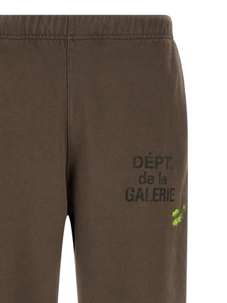 Brown Cotton Joggers (Workout Pants)