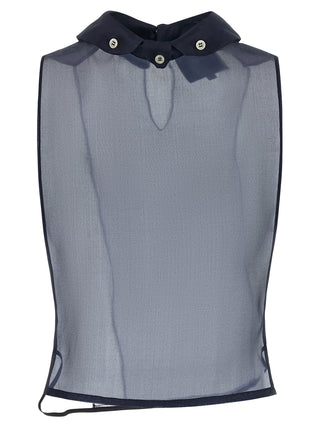Blue Silk Shirt