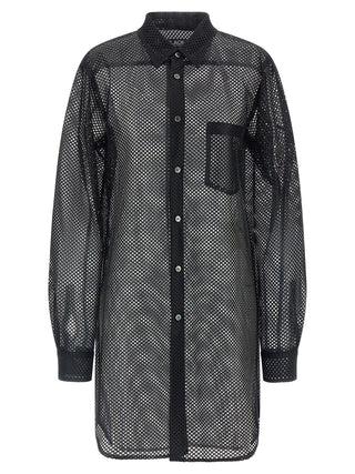 Black Polyester Blouse
