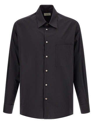 Blusa negra de algodón