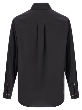 Blusa negra de algodón
