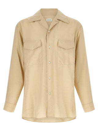 Beige Silk Blouse