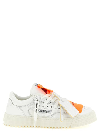 White Calfskin Athletic Sneakers