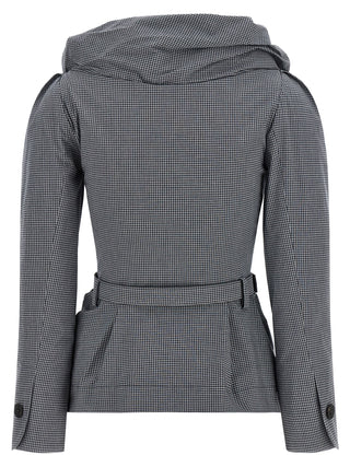 Gray Cotton Blazer