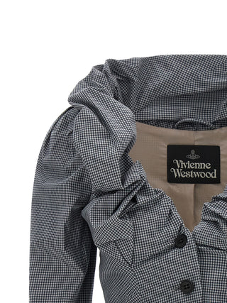 Gray Cotton Blazer
