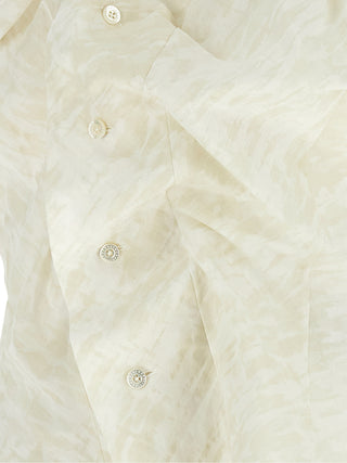 Beige Cotton Blouse