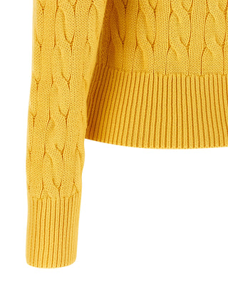 Bicolor Cotton Cardigan
