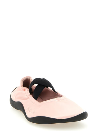 Multicolor Polyester Ballet Flats