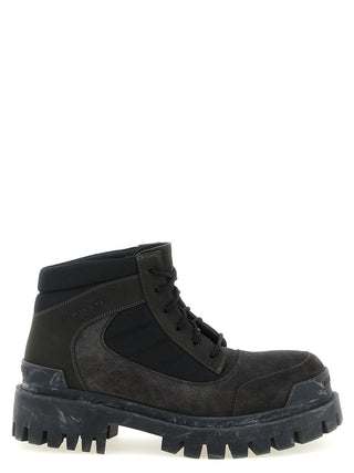 Brown Calfskin Ankle Boots