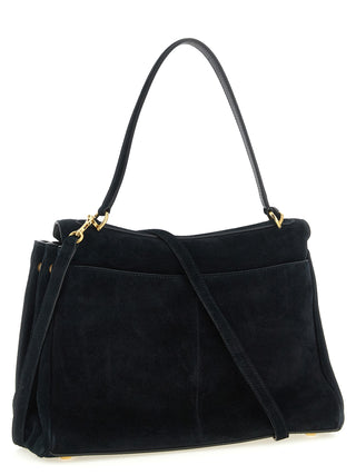 Bolso de piel de becerro negro
