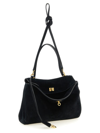 Bolso de piel de becerro negro
