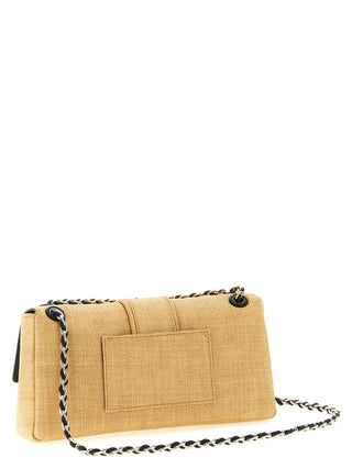 Beige Polyamide Shoulder Bag
