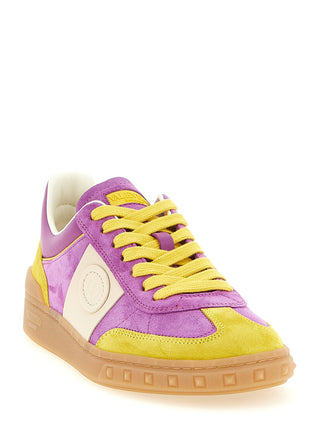 Multicolor Calfskin Athletic Sneakers