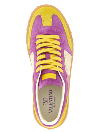 Multicolor Calfskin Athletic Sneakers