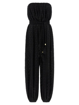 Black Silk Jumpsuit