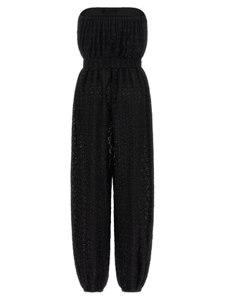 Black Silk Jumpsuit