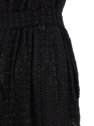 Black Silk Jumpsuit