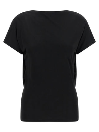 Black Viscose T-Shirt