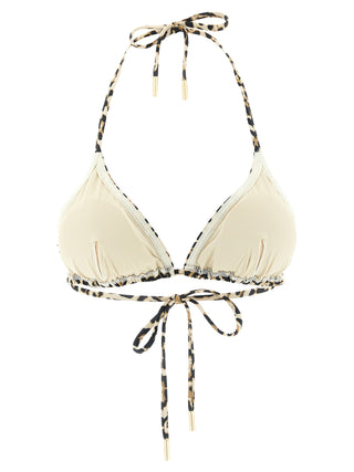 Beige Polyester Bikini